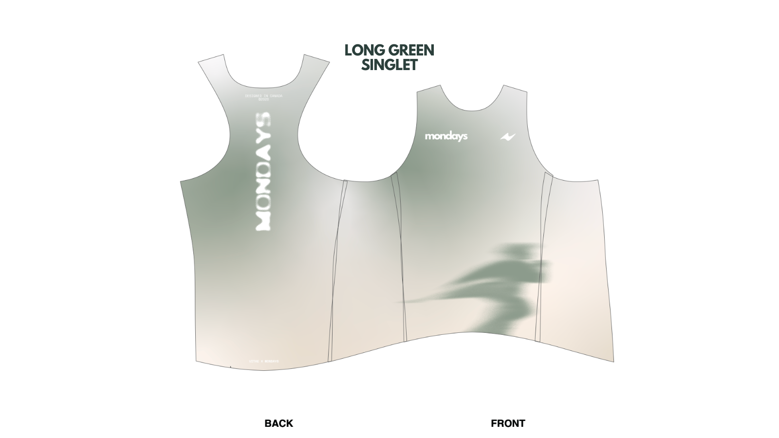 MRC Race Singlet — Forest
